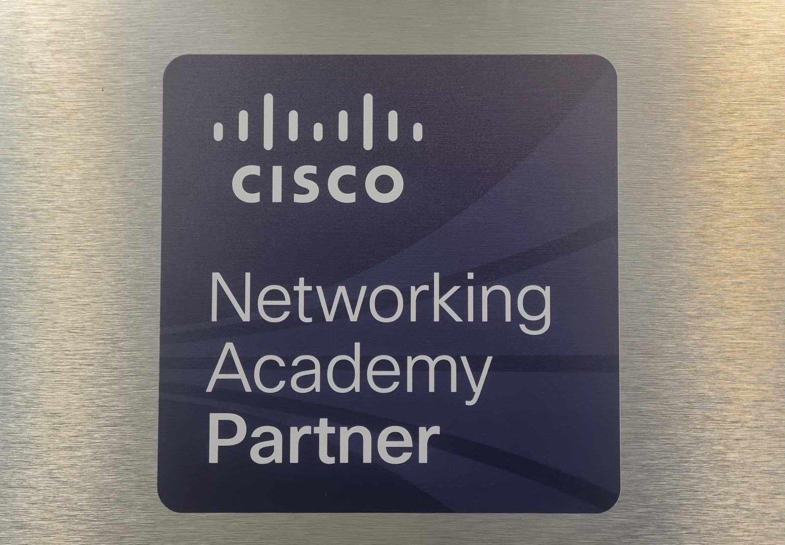 tabliczka Cisco Networking Academy Partner